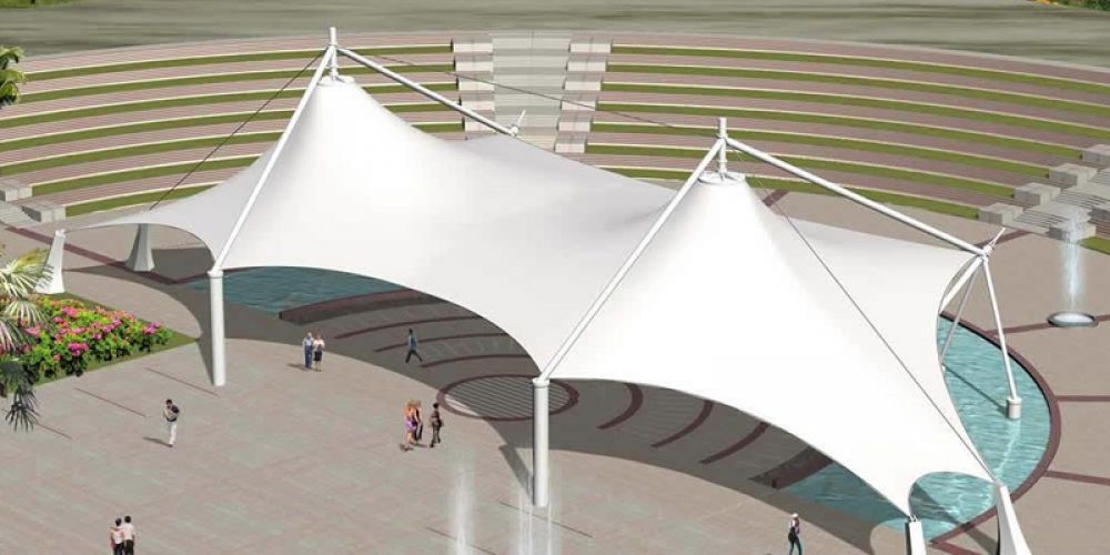 How to ensure the uniform distribution of pretension in tensioned membrane structures?