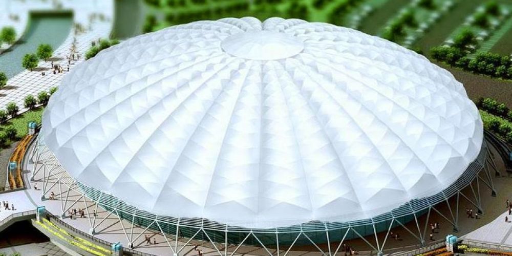 Which membrane materials and fabrics are used in membrane structures