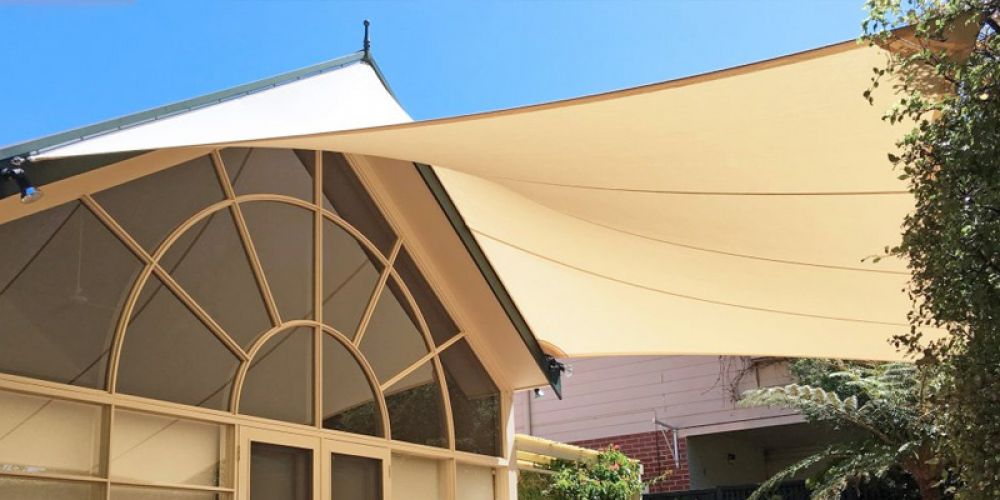 With Beautiful Shade Sails to Decorate Your Home