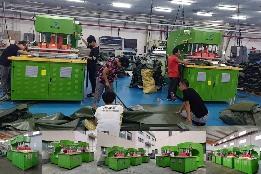 c type high frequency canvas/tarpaulin welding machine