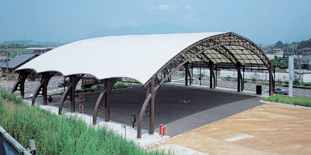 Applications of PVC (polyvinyl chloride) in membrane structures
