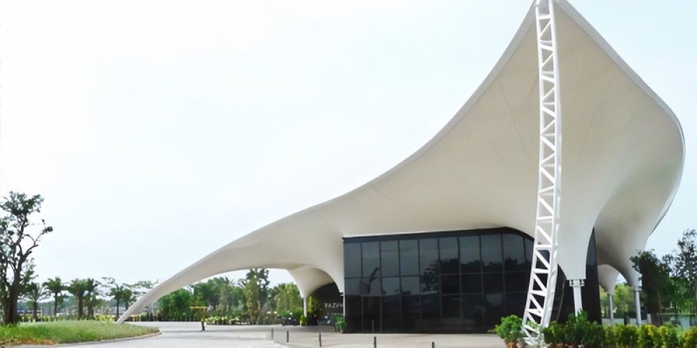 The differences between PTFE and PVC tensioned membranes